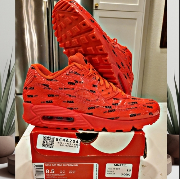 🆕️Nike Air Max 90 "Just Do It Pack Bright Crimson"🆕️ - Picture 5 of 16